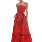 CALYPSO MAXI DRESS WITH CUT-OUTS